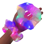 Scrunchies Con Luz | Colitas De Pelo Led Cotillón Led Surtido