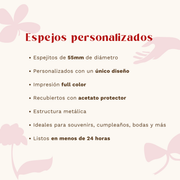 Espejitos Personalizados Full Color | Ideal Souvenirs