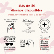 Kit Anti Resaca Boda Bolsitas Personalizadas