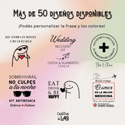 Kit Anti Resaca Boda Bolsitas Personalizadas