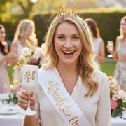 Kit Novia Bride para Despedida de Soltera | Vincha + Copa + Banda