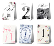 Números De Mesa Personalizados Tipo Carpita Para Eventos x12