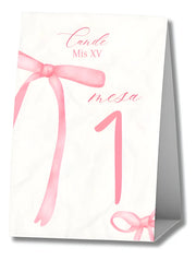 Números De Mesa Personalizados Tipo Carpita Para Eventos x12