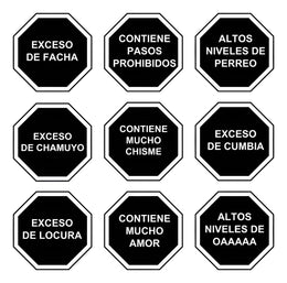 Tatuajes Temporales “Polígonos de Excesos” x35 | En 24 Horas