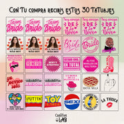 Tatuajes Temporales para Despedida de Soltera | Entrega en 24 Horas