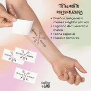 Tatuajes Temporales Personalizados